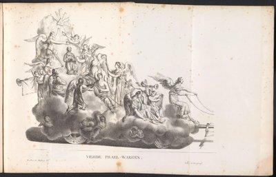 Quarto carro trionfale nella processione per San Rombout, 1825 da Frans Vervloet