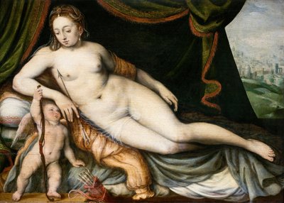 Venere e Cupido, c.1560 da Frans Vriendt
