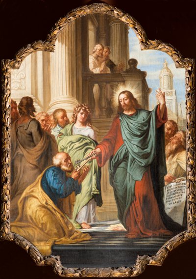 Chiesa parrocchiale (Parochiekerk Onze-Lieve-Vrouw). Interno. Dipinto. Frans Ykens. da Frans Ykens
