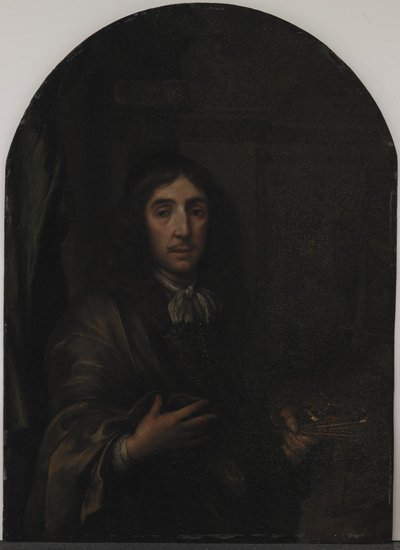 Ritratto di un pittore da Frans van I Mieris