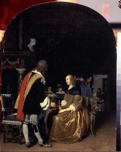 Il pasto di ostriche da Frans van Mieris