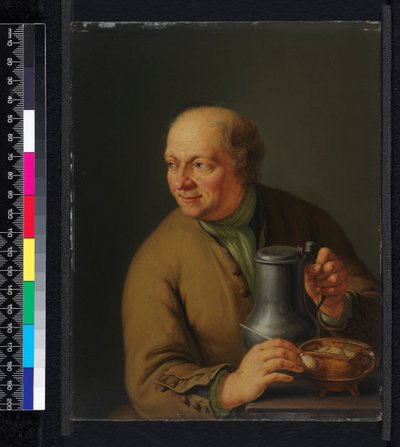 Uomo con un boccale, 1739 da Frans van Mieris