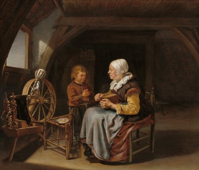 Dire la Grazia, c. 1650-1655 da Frans van Mieris