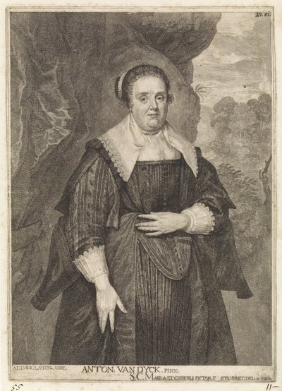 Ritratto di una donna sconosciuta da Frans van Stampart
