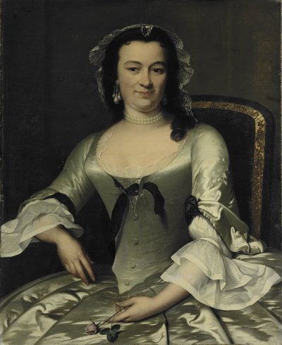Ritratto di Maria Henriëtte van de Pol, moglie di Willem Sautijn da Frans van der Mijn