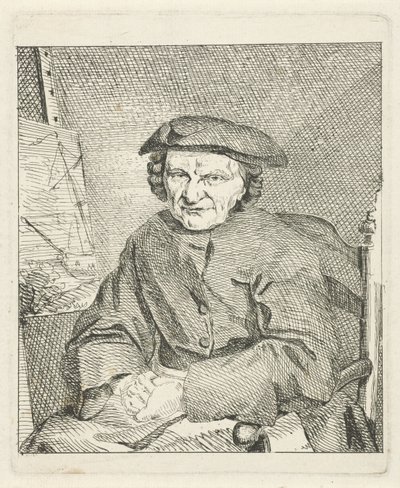 Ritratto di Adam Silo da Frans van der Mijn