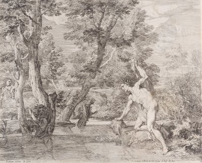 Narciso ed Eco, XVII secolo da Frans van der Neve