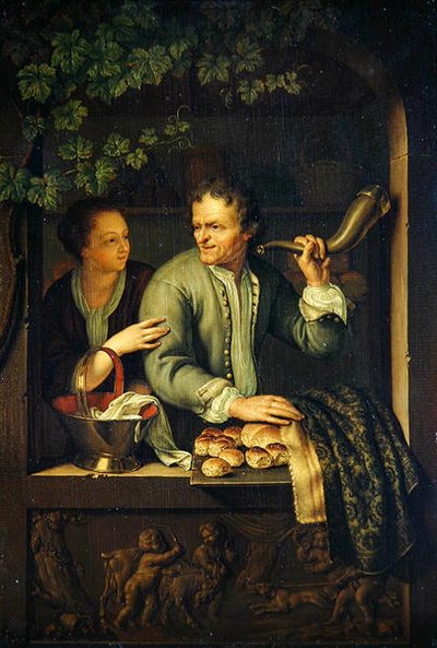 Il Fornaio da Frans van the Younger Mieris