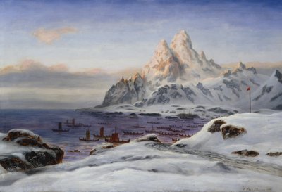 Pescatori a Lofoten da Frants Diderik Boe
