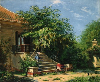 Scala del giardino presso lo stagno Blege da Frants Diderik Boe