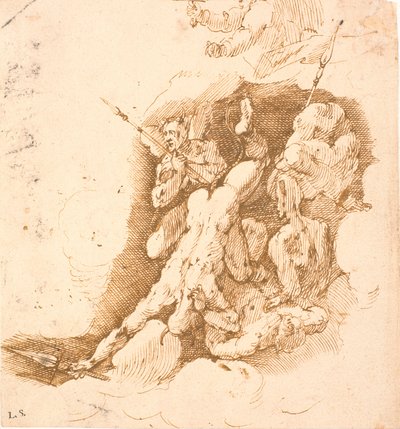 Angeli caduti (da una composizione del giudizio universale) da Frantz Cleyn