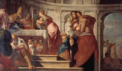 La Presentazione di Cristo al Tempio e il Battesimo di Cristo da Frantz Cleyn