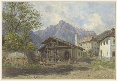 Vista su Lienz da Franz Alt