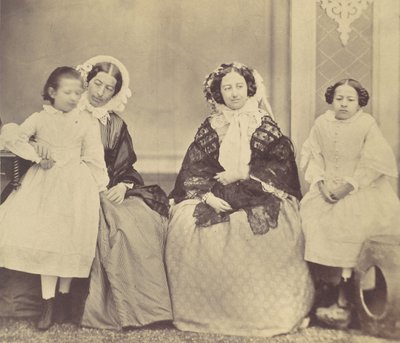 Elise Höusermann, Hermine, Marie e Marie Antoine, anni 1850-60 da Franz Antoine