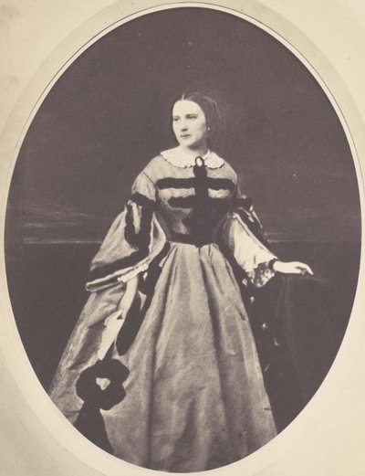 [Ritratto femminile, in piedi, guardando a sinistra] da Franz Antoine