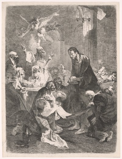 La Santa Cena di Cristo e degli Apostoli da Franz Anton Maulbertsch