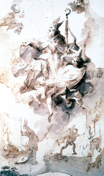 Gloria incoronata di San Stanislao da Franz Anton Maulbertsch