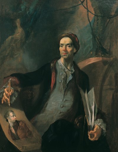 Autoritratto, ca 1767 da Franz Anton Maulbertsch