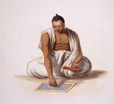 Un Dyback, o astrologo, 1804 da Franz Balthazar Solvyns