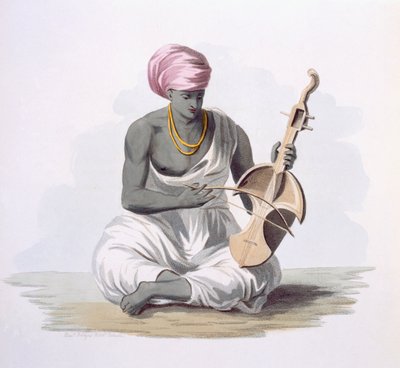 Una Sarinda, o violino tipo Hindostan, da 