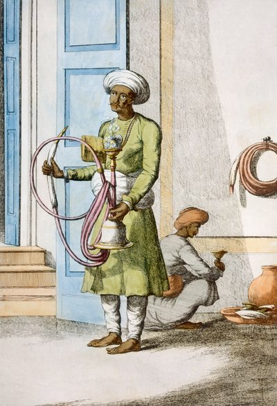 Hookah Burdar, o portatore di huka, da 
