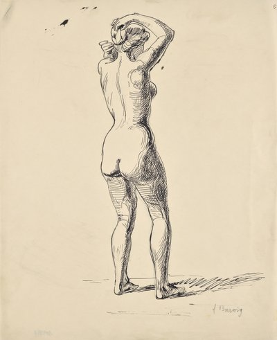 Schizzo di una bagnante da Franz Barwig d. Ä.