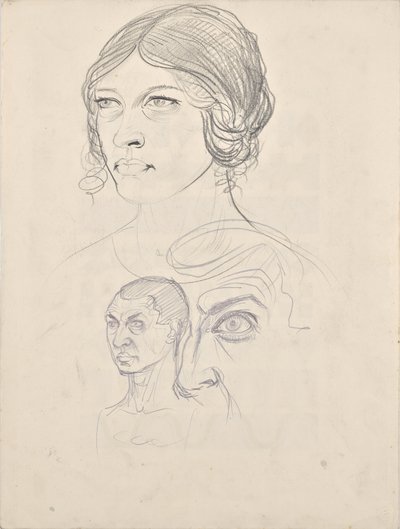 Studi di ritratto Rosa e Walter Barwig da Franz Barwig der Ältere