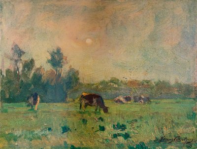 Mattina, novembre, c. 1908 da Franz Courtens