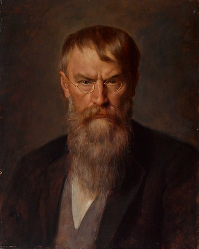 Ritratto di Franz von Lenbach 1836-1904, 1907 da Franz Defregger von