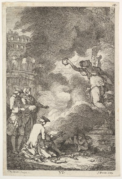 Una visita a Roma nel 1764, 1764 da Franz Edmund Weirotter