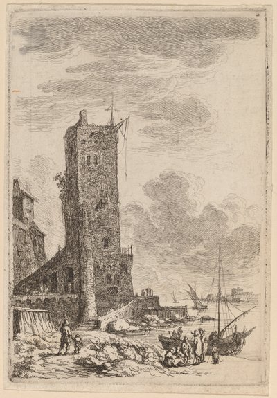 Porto di Livorno da Franz Edmund Weirotter