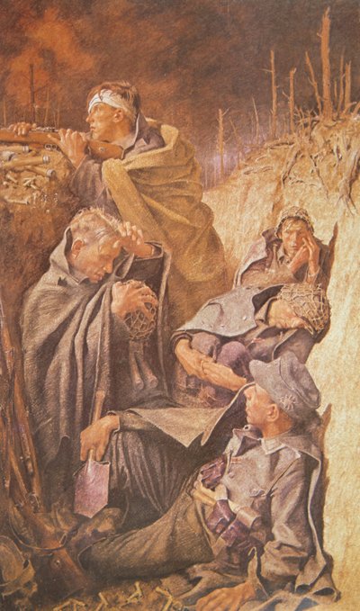 Soldati tedeschi trincerati da Franz Eichhorst