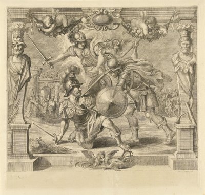 Achille uccide Ettore da Franz Ertinger