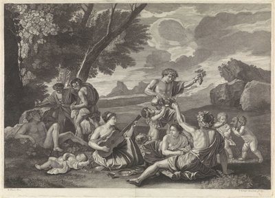 Paesaggio con baccanti da Franz Ertinger