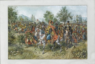 Franz Freiherr von der Trenck e il suo reggimento, 1903 da Franz Gaul