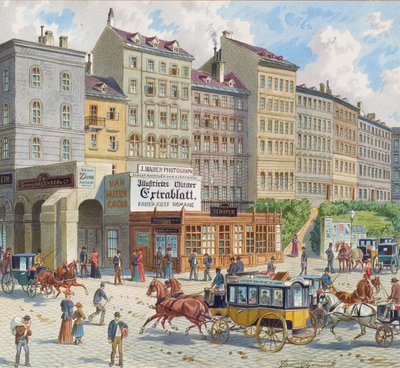 La Porta Scozzese e il bastione di Mölk a Vienna da Franz Gerasch