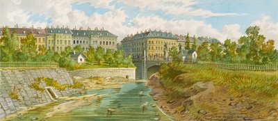 Il ponte Elisabetta sul fiume Wien da Franz Gerasch