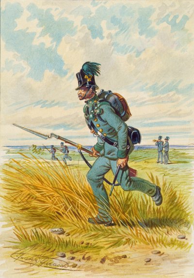 Soldato con baionetta da Franz Gerasch