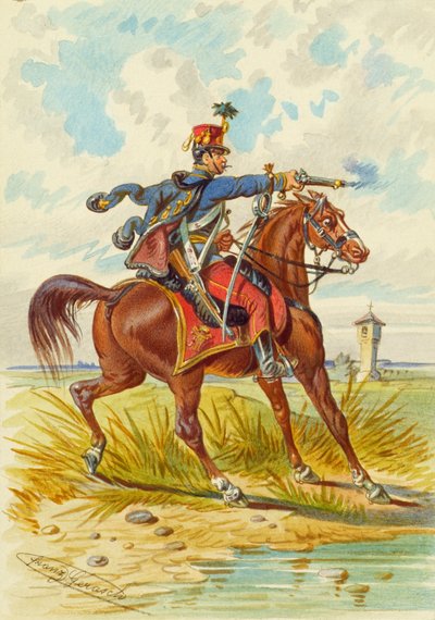 Soldato a cavallo da Franz Gerasch