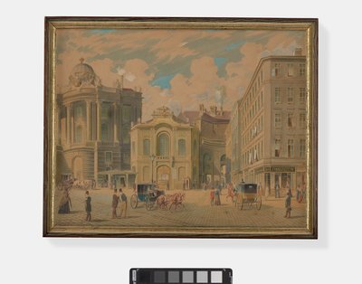 Il vecchio Burgtheater, Vienna da Franz Gerasch