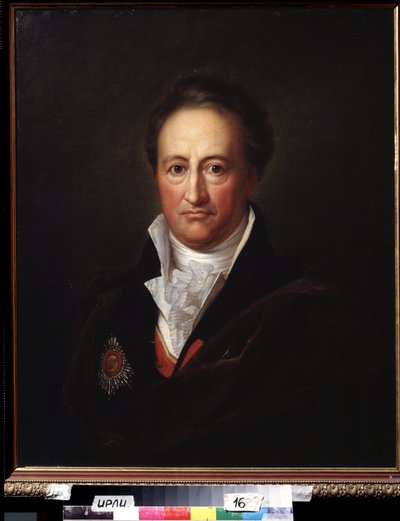 Ritratto dello scrittore Johann Wolfgang von Goethe da Franz Gerhard von Kugelgen