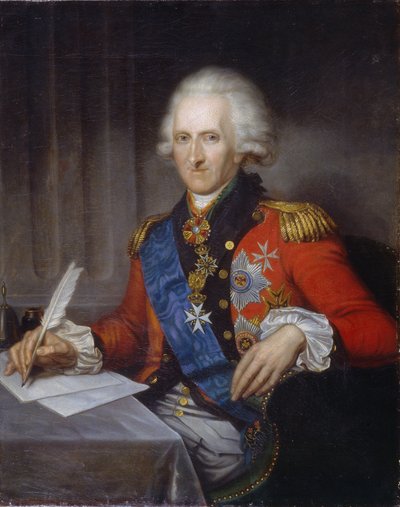 Ritratto dello statista e riformatore conte Jacob Sievers da Franz Gerhard von Kugelgen