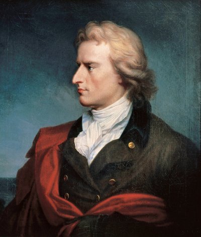 Ritratto di Friedrich Schiller (1759-1805) da Franz Gerhard von Kugelgen