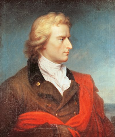 Ritratto di Friedrich Schiller da Franz Gerhard von Kugelgen