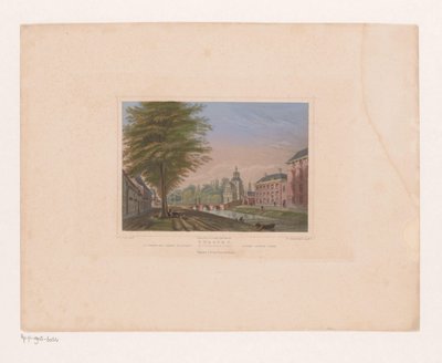 Veduta della Porta Wittevrouwen a Utrecht da Franz Hablitschek
