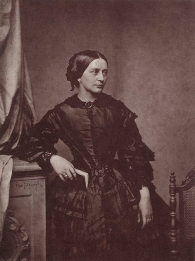 Clara Schumann, pianista e compositrice tedesca da Franz Hanfstaengl