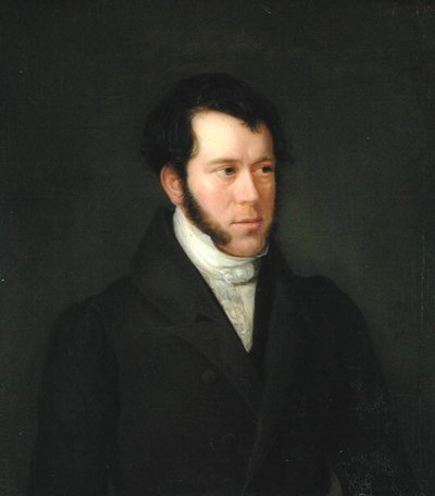 Ritratto di Gunther Gensler (1803-84), 1833 da Franz Heesche