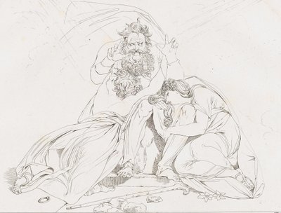 La morte di Edipo, 1806 da Franz Hegi