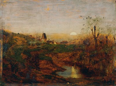 Crepuscolo in una brughiera da Franz Hoffmann von Fallersleben