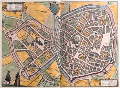 Arras - Nord Francia da Franz Hogenberg
